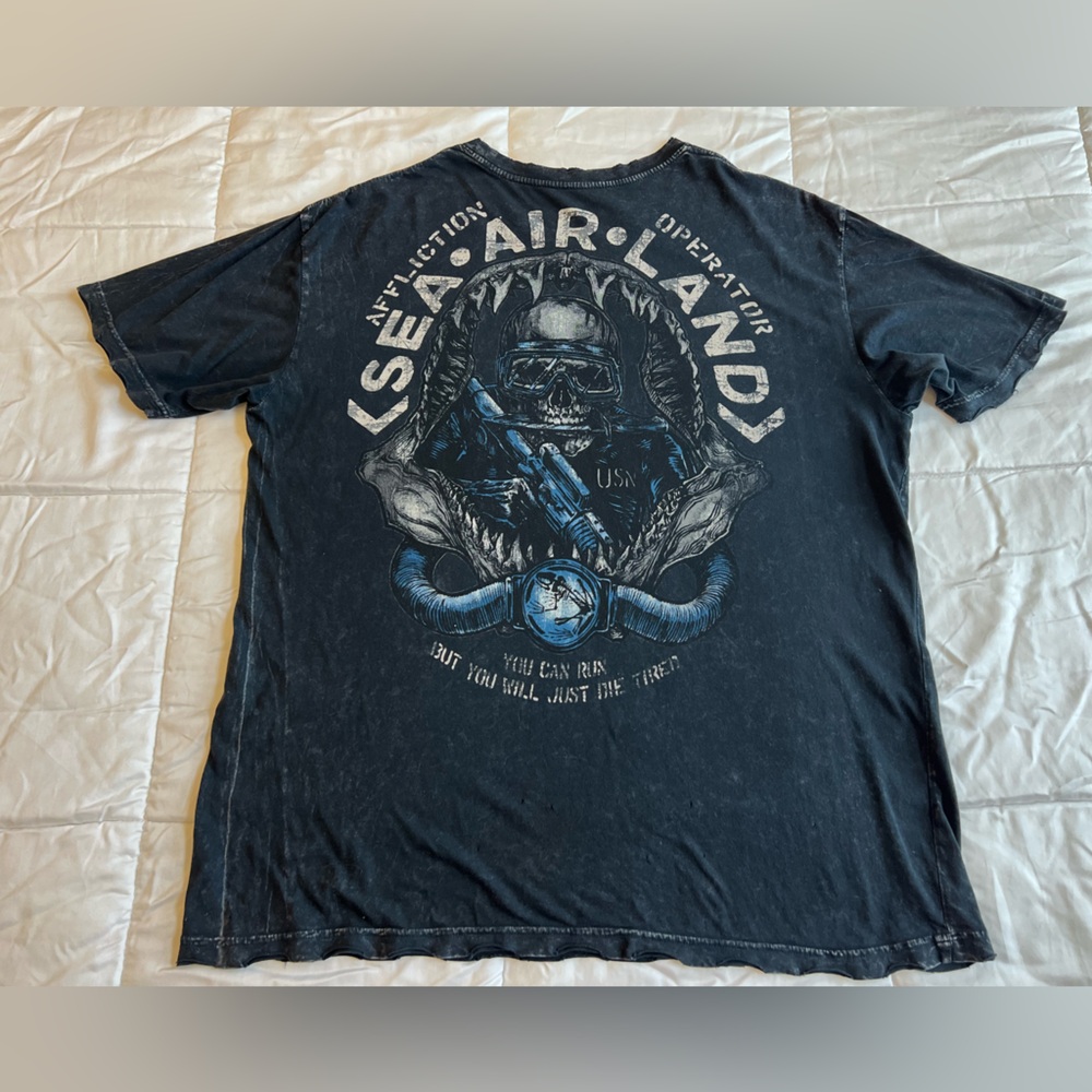 Affliction X Operator Sea-Air-Land Graphic Tee Men’s 2xl — image 2 of 8